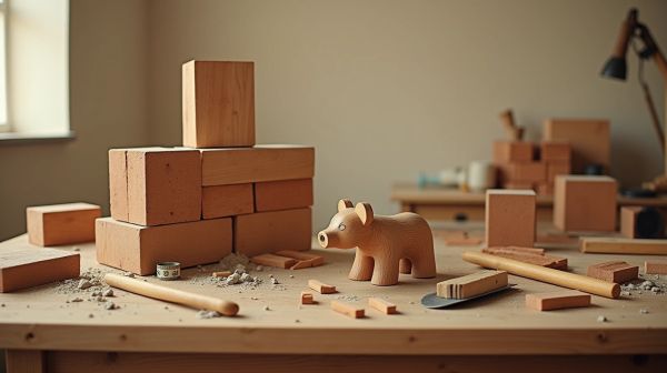 Assembler un ours en brique pour un défi créatif