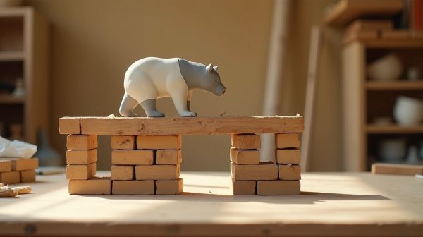 Assembler un ours en brique pour un défi créatif