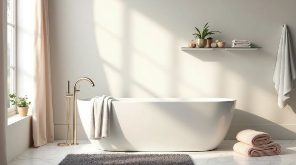Choisissez des accessoires pour salle de bain confortables et design
